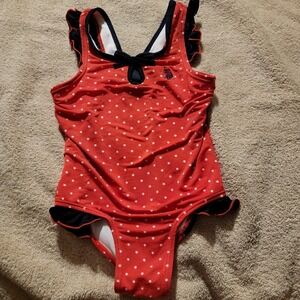 U.S. Polo Association Little Girls Swimsuit Size 2T‎ Red White & Blue
